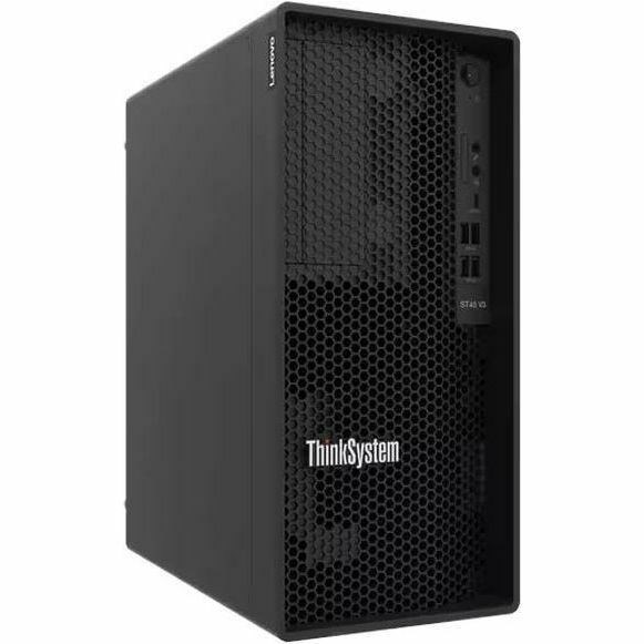 Lenovo ThinkSystem ST45 V3 7DH5A00DNA Tower Server - 1 x AMD EPYC 4124P 3.80 GHz - 16 GB RAM - Serial ATA/600 Controller