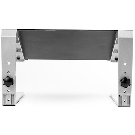 StarTech.com Adjustable Laptop Stand - Heavy Duty Steel & Aluminum - 3 Height Settings - Tilted - Ergonomic Laptop Riser for Desk (LTSTND)