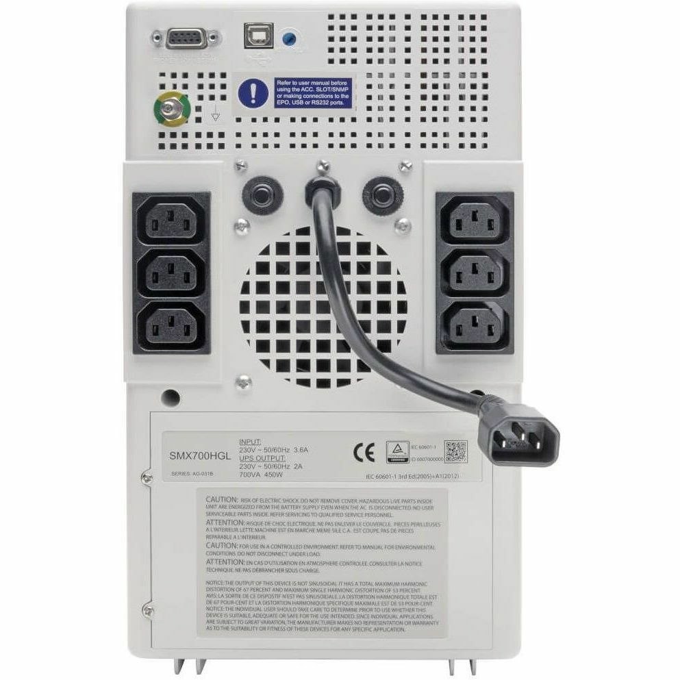 Eaton SmartPro Medical-Grade Ups Line Interactive Lithium Battery 6 Outlets 230V 700Va 450W Full Isolation