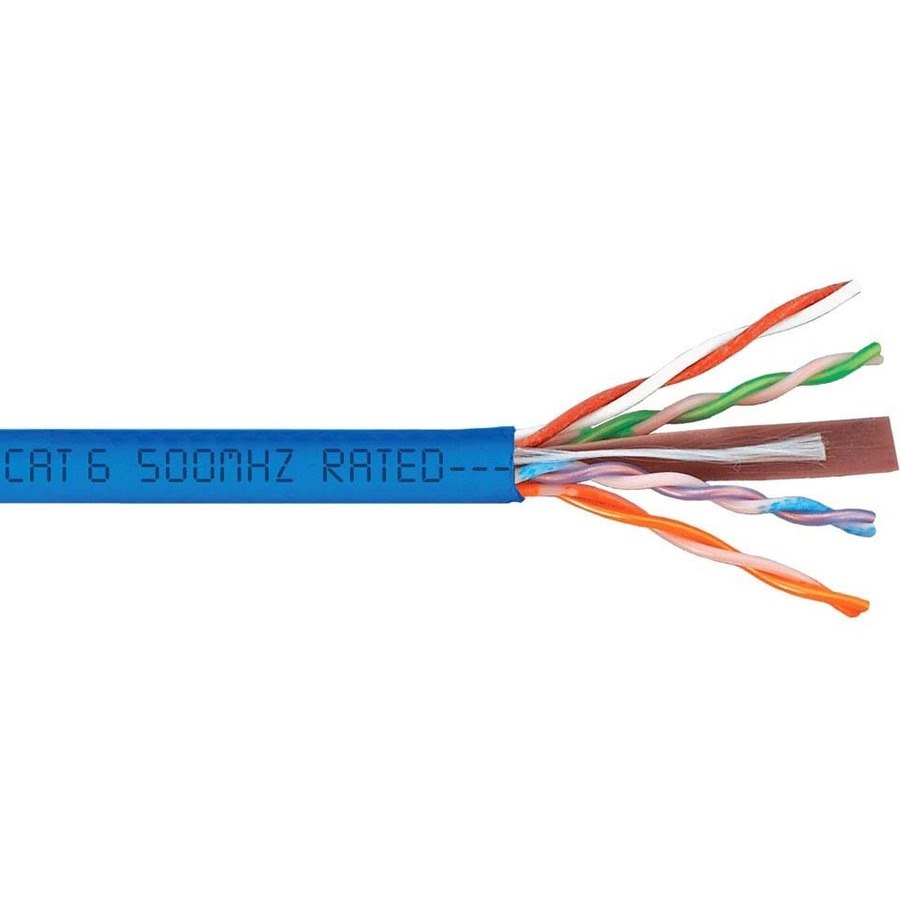 ICC CAT 6, 500 UTP SLD CBL, 23G, 4P, CMP, Blue