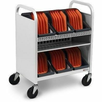 Bretford CUBE Transport Cart with Caddies - TVCT30CAD