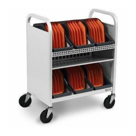 Bretford CUBE Transport Cart with Caddies - TVCT30CAD