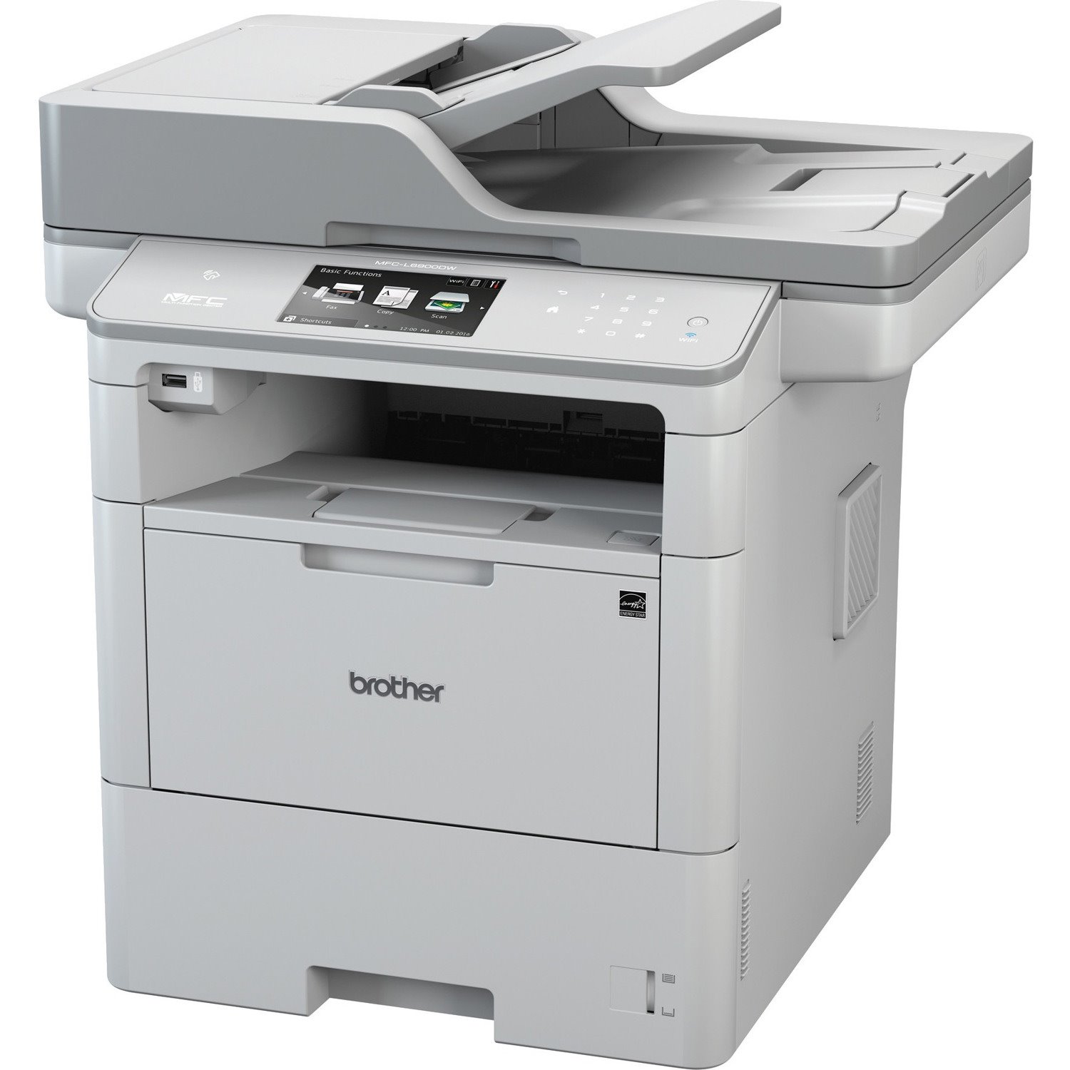 Brother MFC-L6900DW Wireless Laser Multifunction Printer - Monochrome