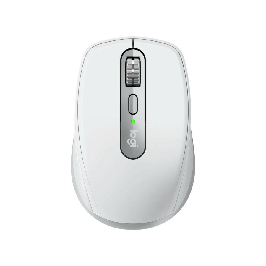 Logitech MX Anywhere 3 Mouse - Bluetooth - Darkfield - 6 Button(s) - Pale Gray