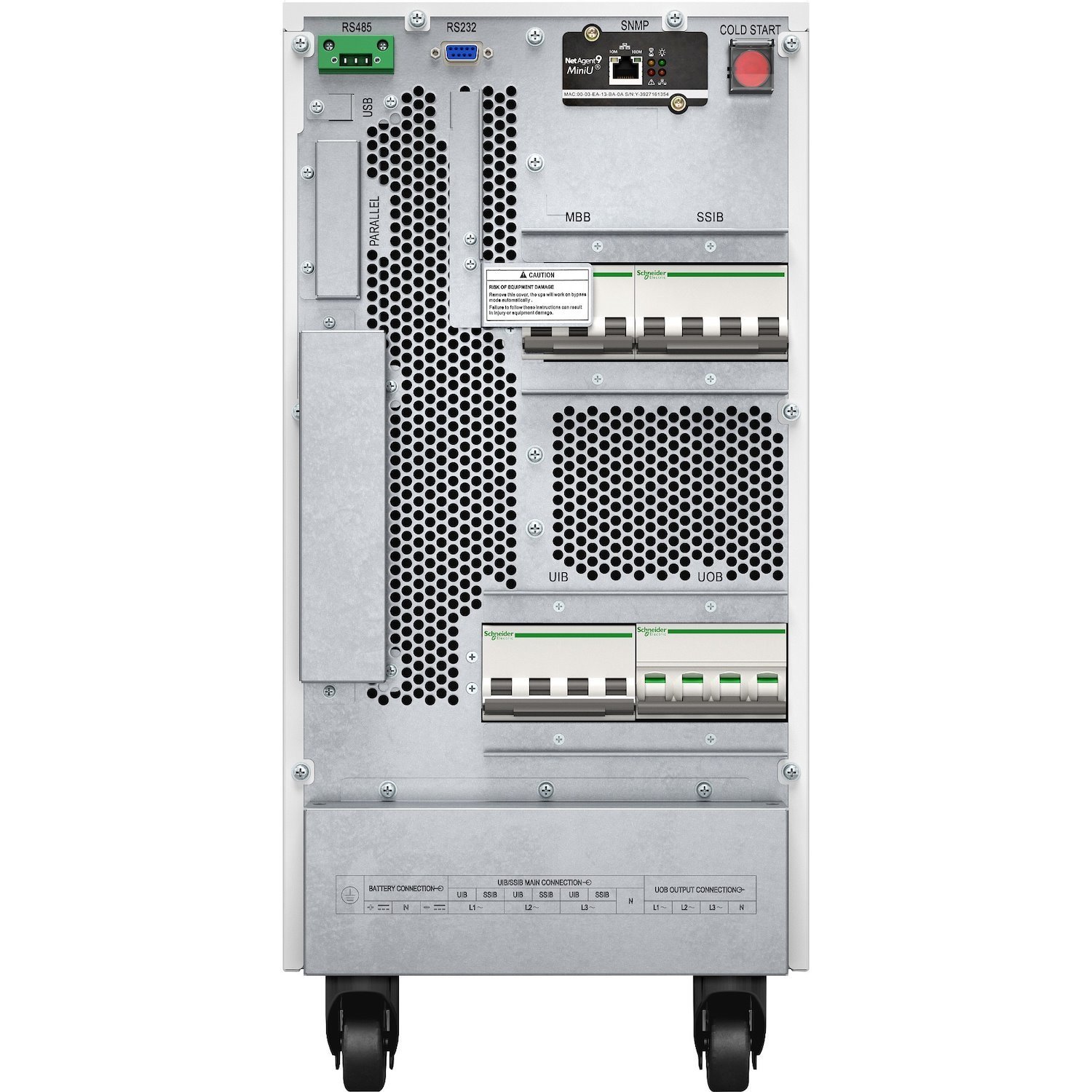 APC by Schneider Electric Easy UPS 3S Dubbele conversie online UPS - 15 kVA - Driefase