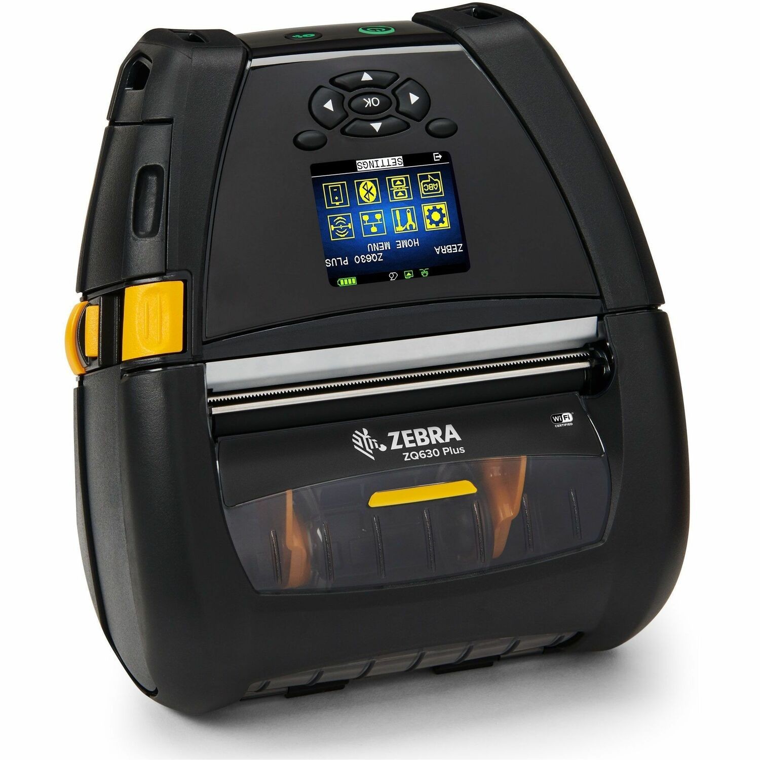 Zebra ZQ630 Plus Desktop, Industrial, Mobile, Transportation & Logistic, Warehouse, POS System Direct Thermal Printer - Monochrome - Label/Receipt Print - Fast Ethernet - USB - USB Host - Bluetooth 5.3, 4.2 - IEEE 802.11ac Wireless LAN, IEEE 802.11ax - Near Field Communication (NFC) - RFID