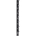 Black Box Vertical IT Rackmount Cable Manager - 48Ux3"W Single-Sided, Black