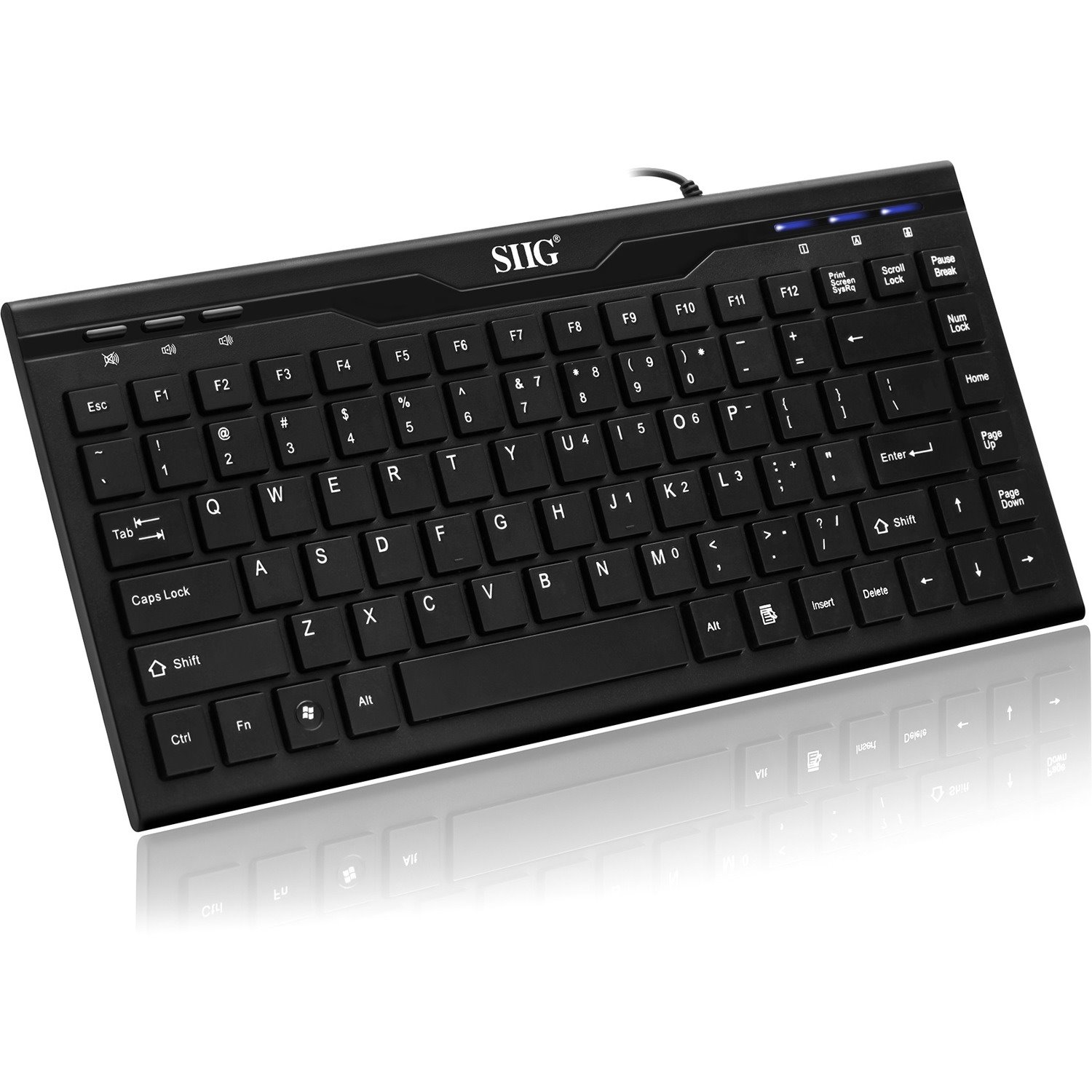 SIIG USB 87-Key Mini Keyboard