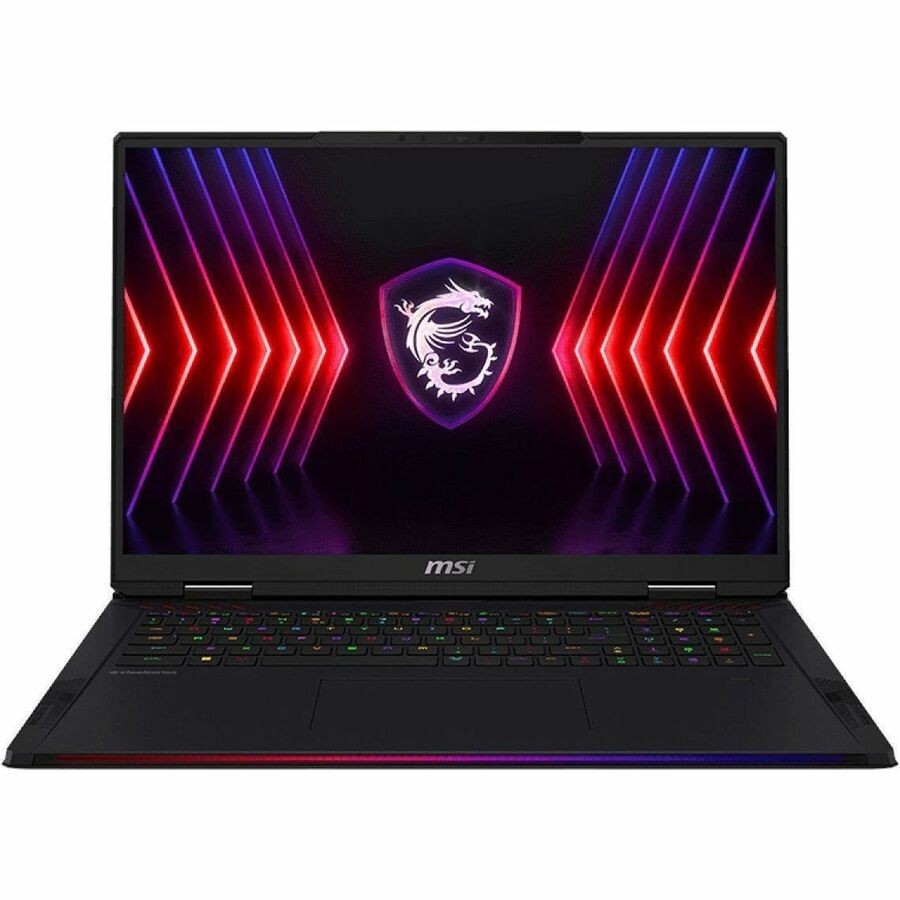 MSI Raider 18 HX A14V Raider 18 HX A14VIG-278UK 45.7 cm (18") Gaming Notebook - UHD+ - 120 Hz - Intel Core i9 14th Gen i9-14900HX - 32 GB - 2 TB SSD - Core Black