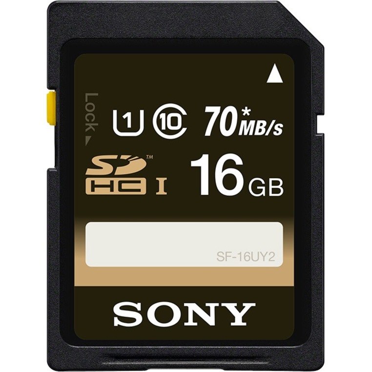 Sony SF16UY2/TQ 16 GB Class 10/UHS-I SDHC - 1