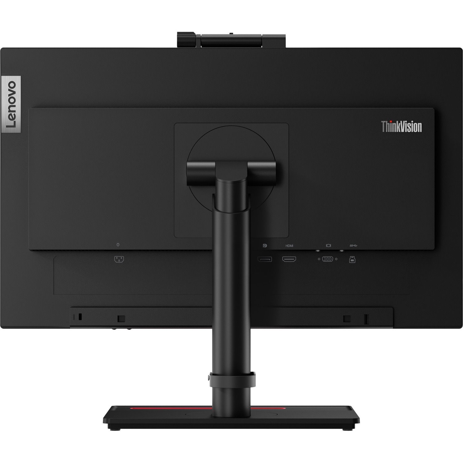 Lenovo ThinkVision T22v-20 22" Class Webcam Full HD LED Monitor - 16:9 - Raven Black