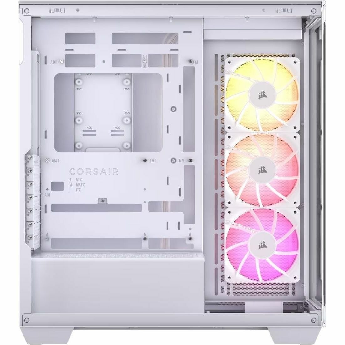 Corsair 3500X ARGB Mid-Tower PC Case - White