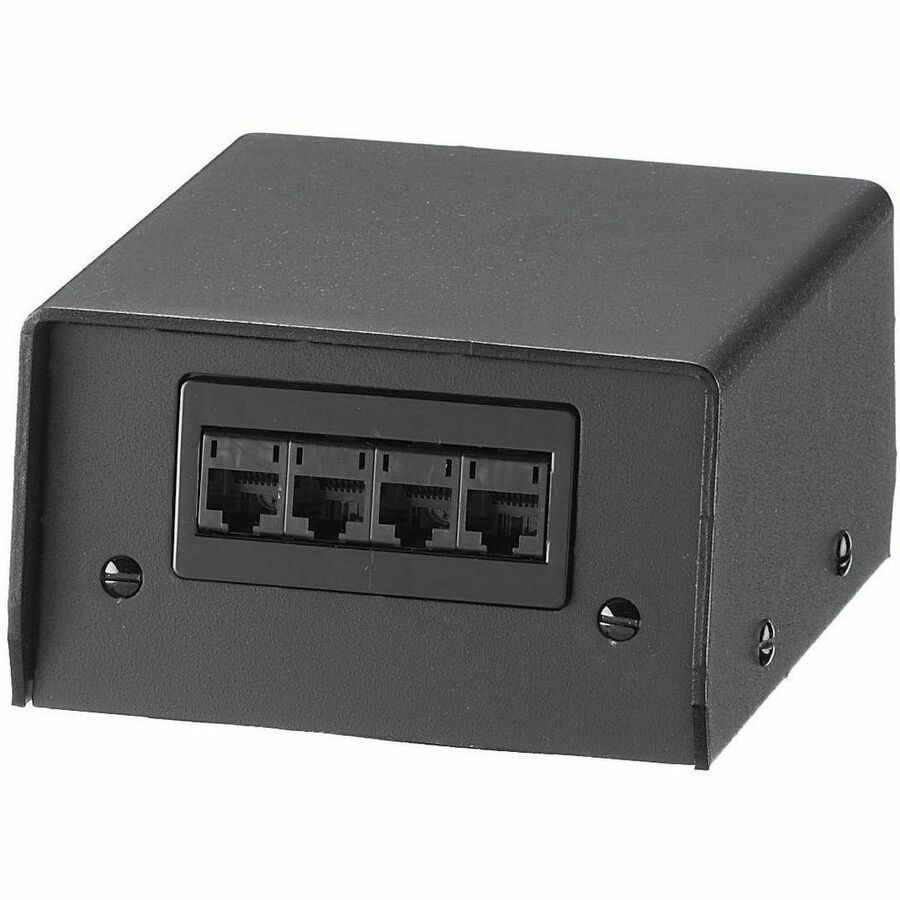Hubbell Premise Wiring Pedestal, 2-Gang, Black