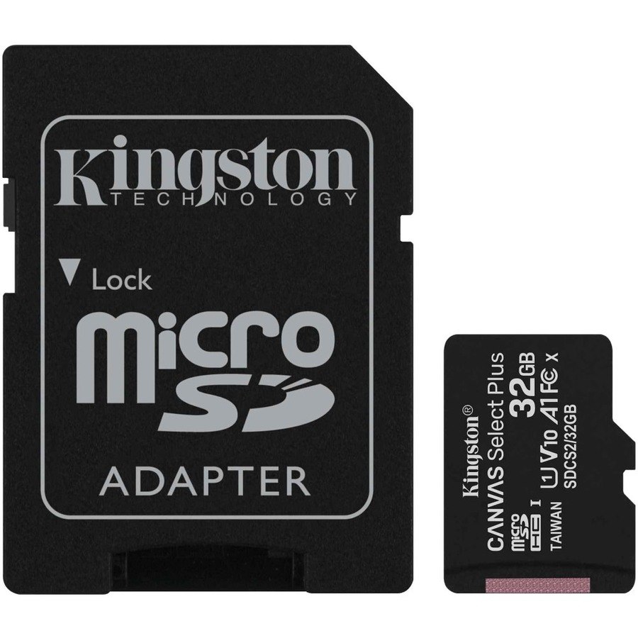 Kingston Canvas Select Plus SDCS2 32 GB Class 10/UHS-I (U1) microSDHC - 1