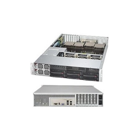 Supermicro SuperServer 8028B-TR3F Server Barebone System - 2U Rack-mountable - Socket R LGA-2011 - 4 x Processor Support