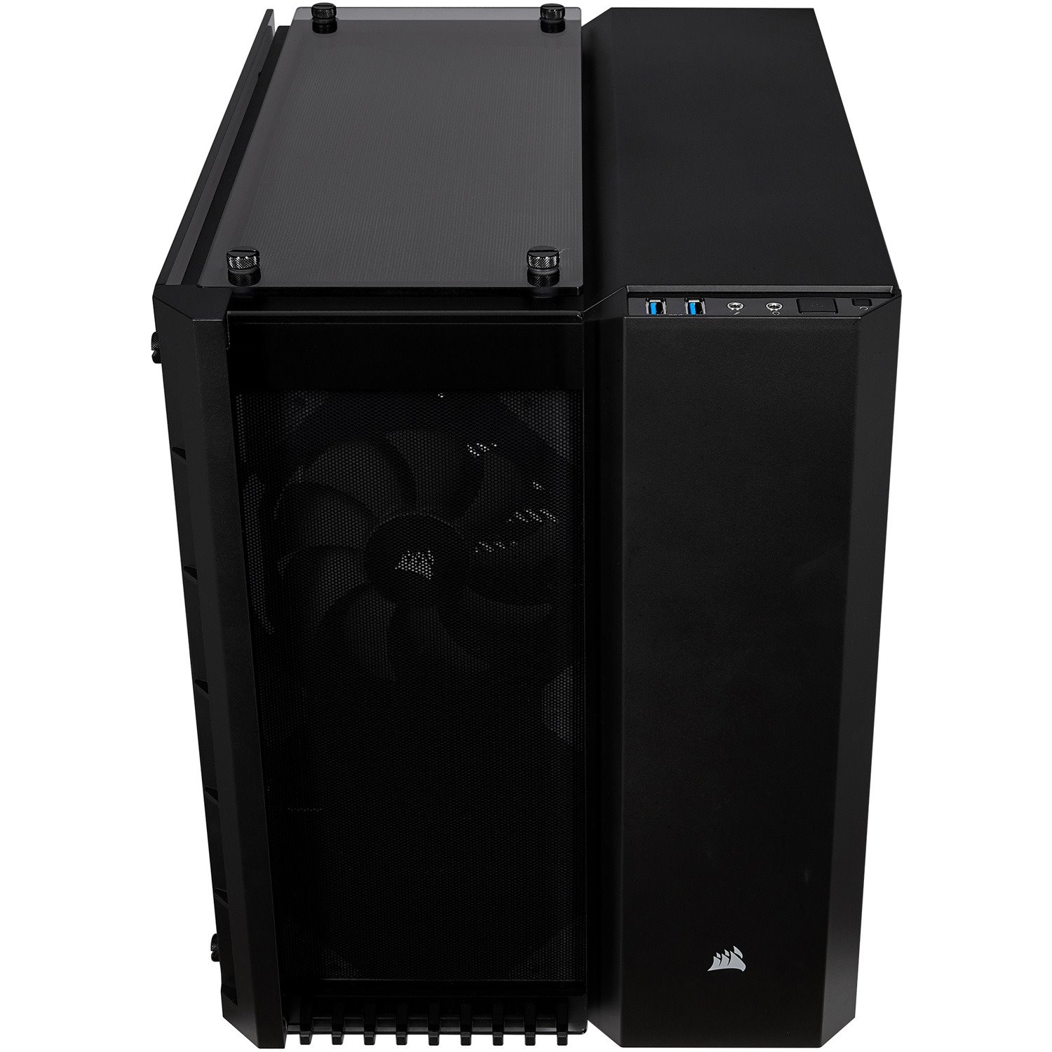 Corsair Crystal 280X Computer Case - Micro ATX Motherboard Supported - Tempered Glass - Black
