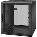 APC NetShelter 12U Wallmount Rack Enclosure Cabinet Single Hinged Server Depth
