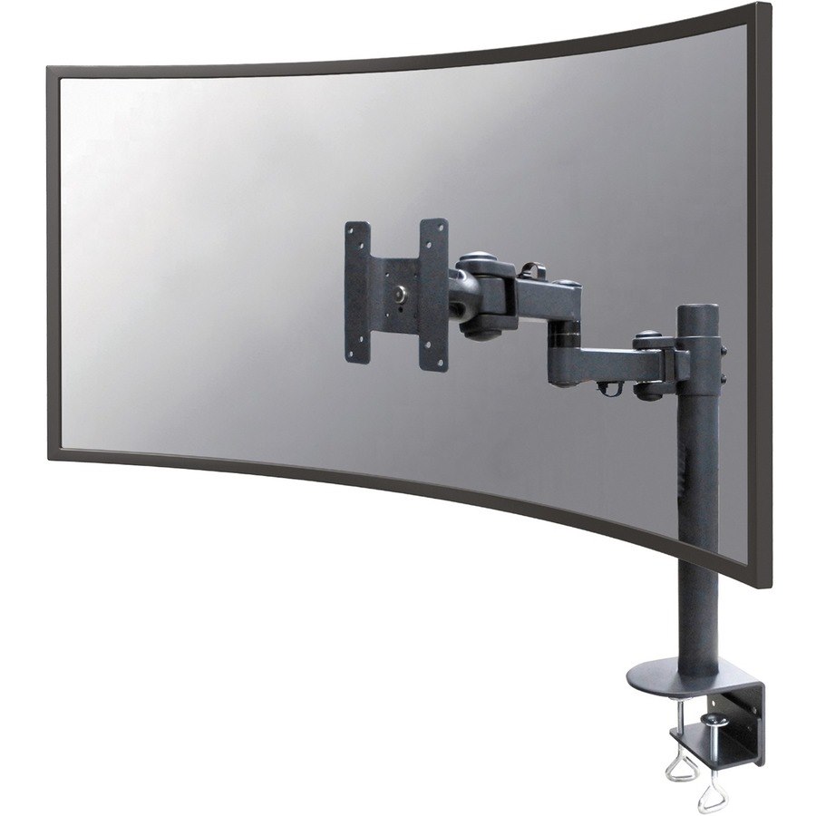 Neomounts Neomounts Pro Desk Mount for Monitor, Curved Screen Display, Flat Panel Display - Black