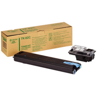 Kyocera TK-82C Original Laser Toner Cartridge - Cyan Pack