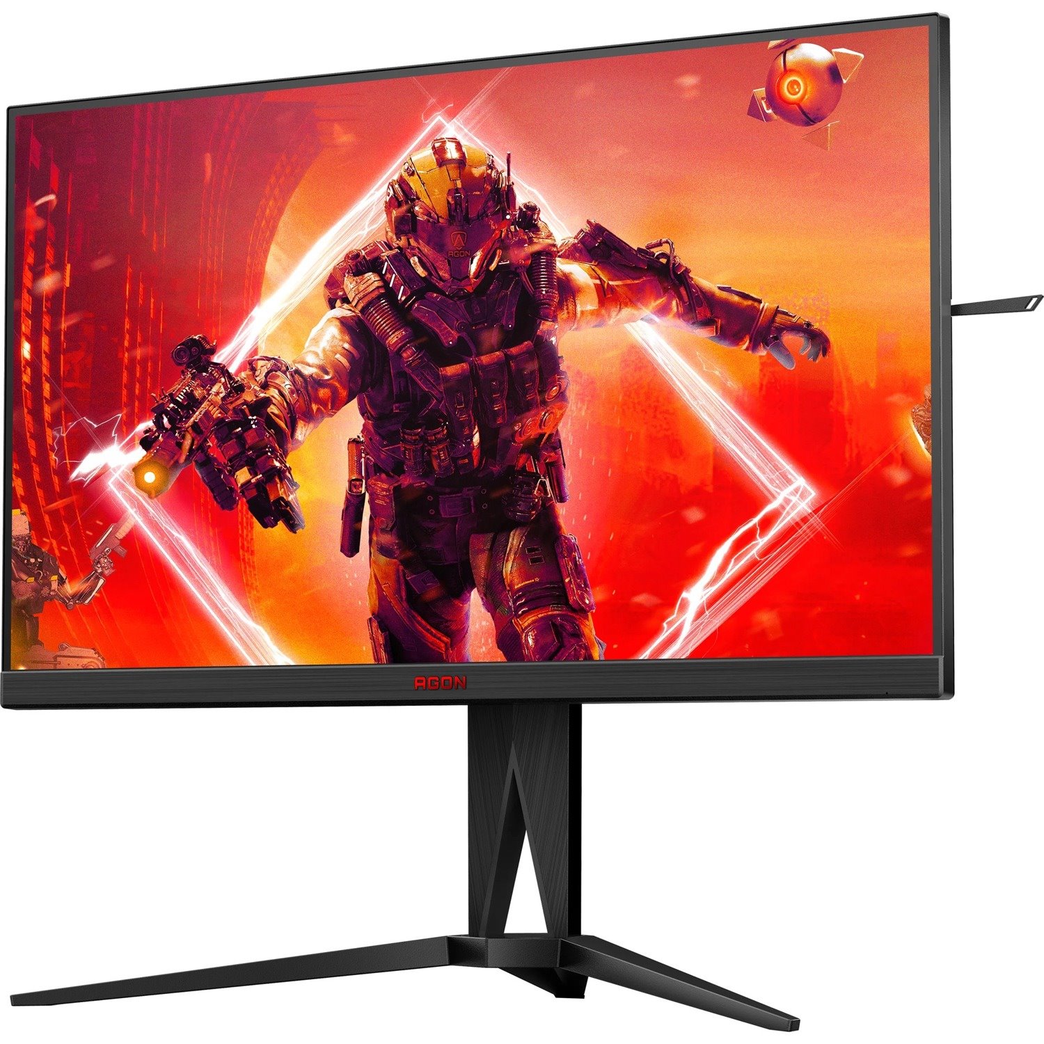 AOC AGON AG275QZN 27" Class WQHD Gaming LCD Monitor - 16:9 - Black, Red