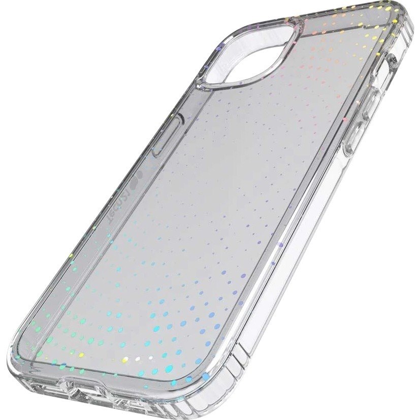 Tech21 Evo Sparkle Case for Apple iPhone 13 Smartphone - Holographic Shimmer Effect - Radiant