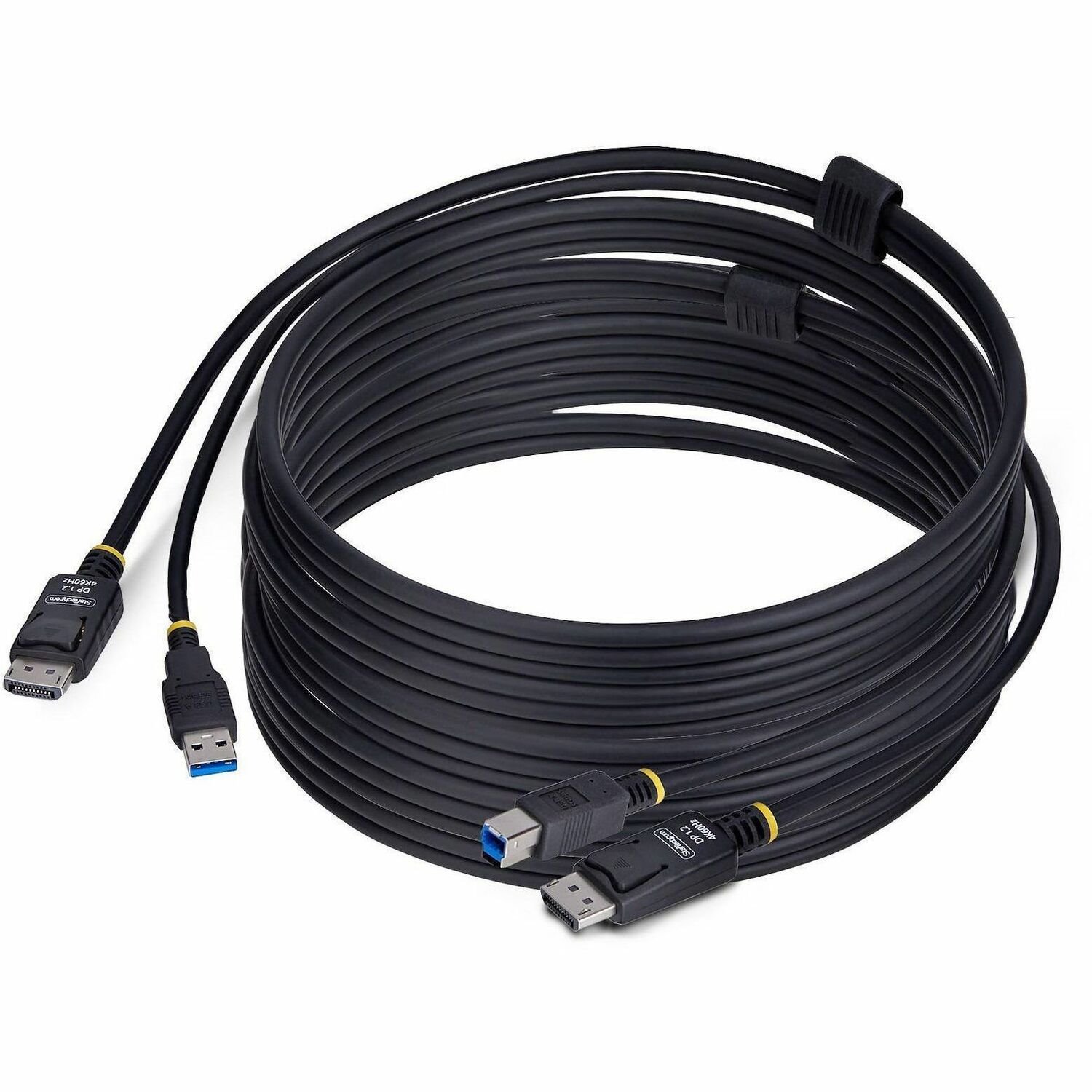 StarTech.com 10ft (3m) DisplayPort and USB 5Gbps KVM Cable, 4K 60Hz, Universally Compatible DP 1.2/USB 3.0 Combo Cable for KVM Switches