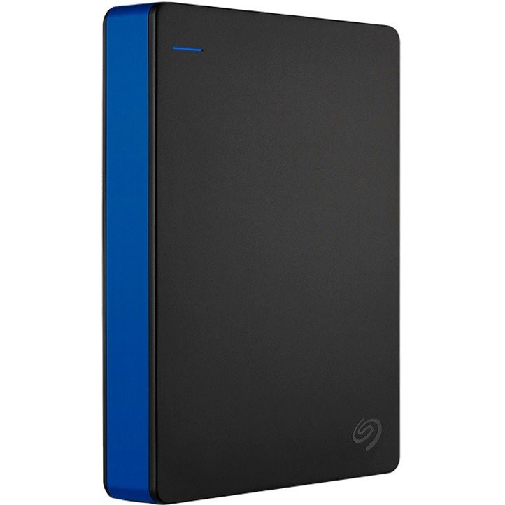 Seagate Game Drive STGD4000400 4 TB Portable Hard Drive - External - Black, Blue