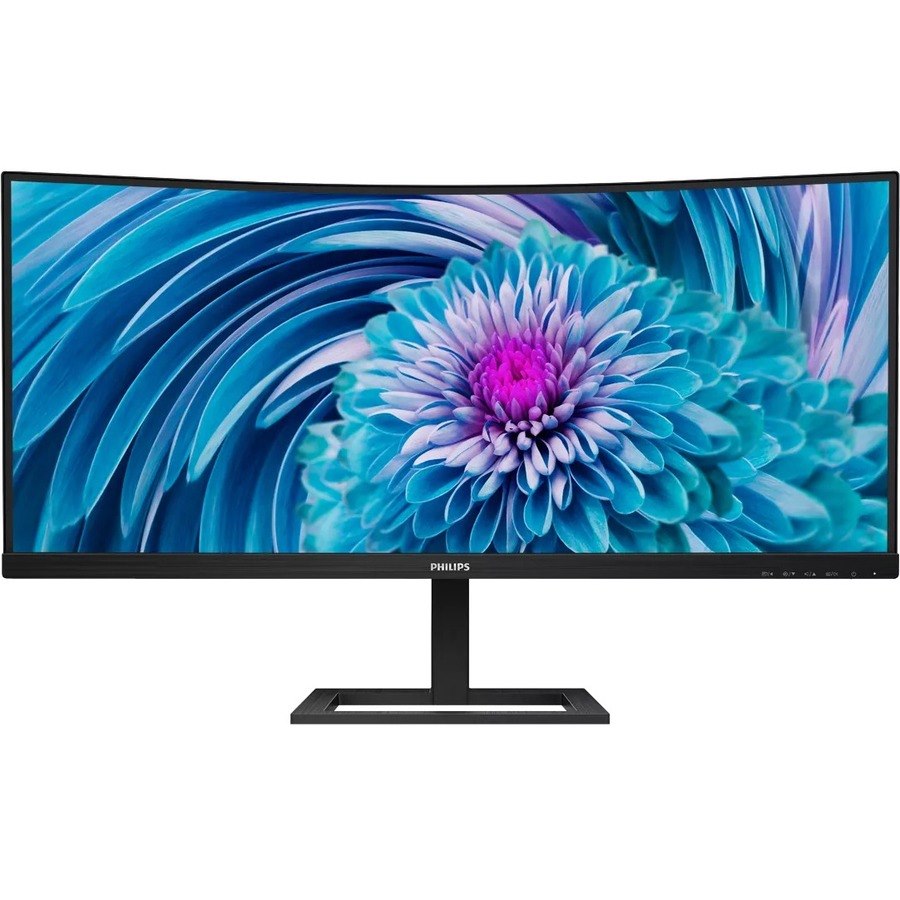 Philips 346E2CUAE 34" Class WQHD Curved Screen LCD Monitor - 21:9