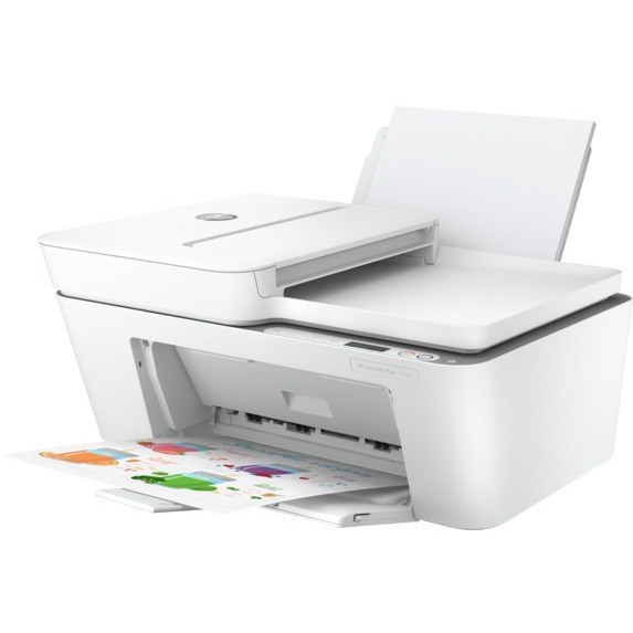 HP Deskjet 4155e Wired & Wireless Inkjet Multifunction Printer - Color