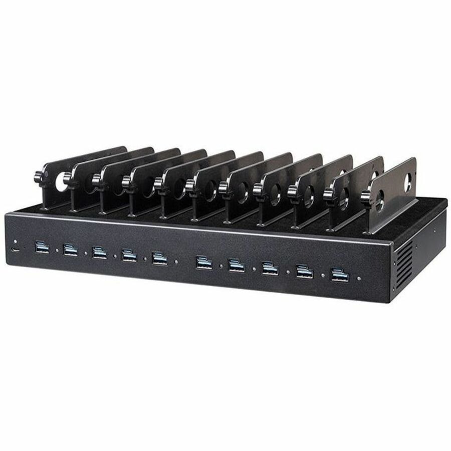 4XEM 10-Port USB-C Desktop Charging Station - 500W Total, 45W Fast Charging per Port
