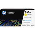 HP 655A Original Laser Toner Cartridge - Yellow - 1 Pack