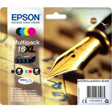Epson DURABrite Ultra Inkjet Ink Cartridge - Black, Cyan, Magenta, Yellow - 4 / Pack