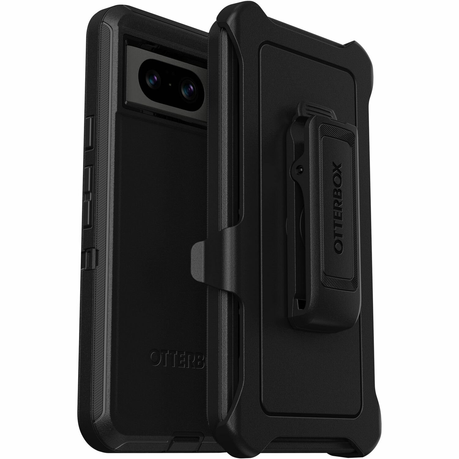 OtterBox Defender Carrying Case (Holster) Google Pixel 8 Smartphone - Black