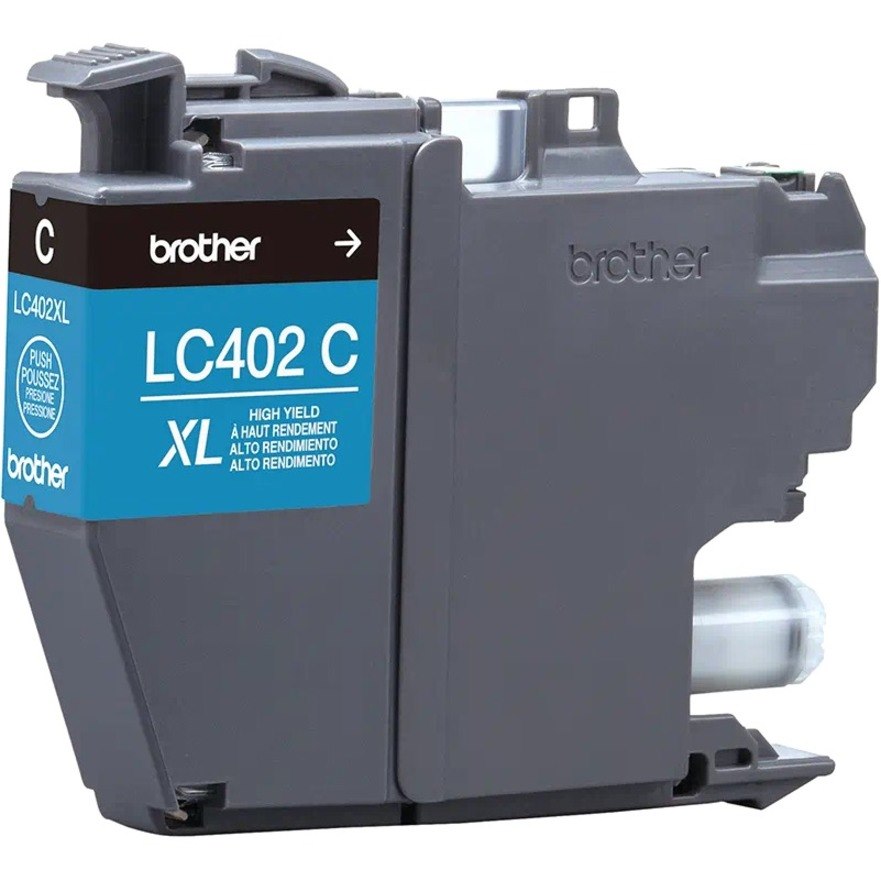 Brother LC402XLCS Original High Yield Inkjet Ink Cartridge - Cyan - 1 Each