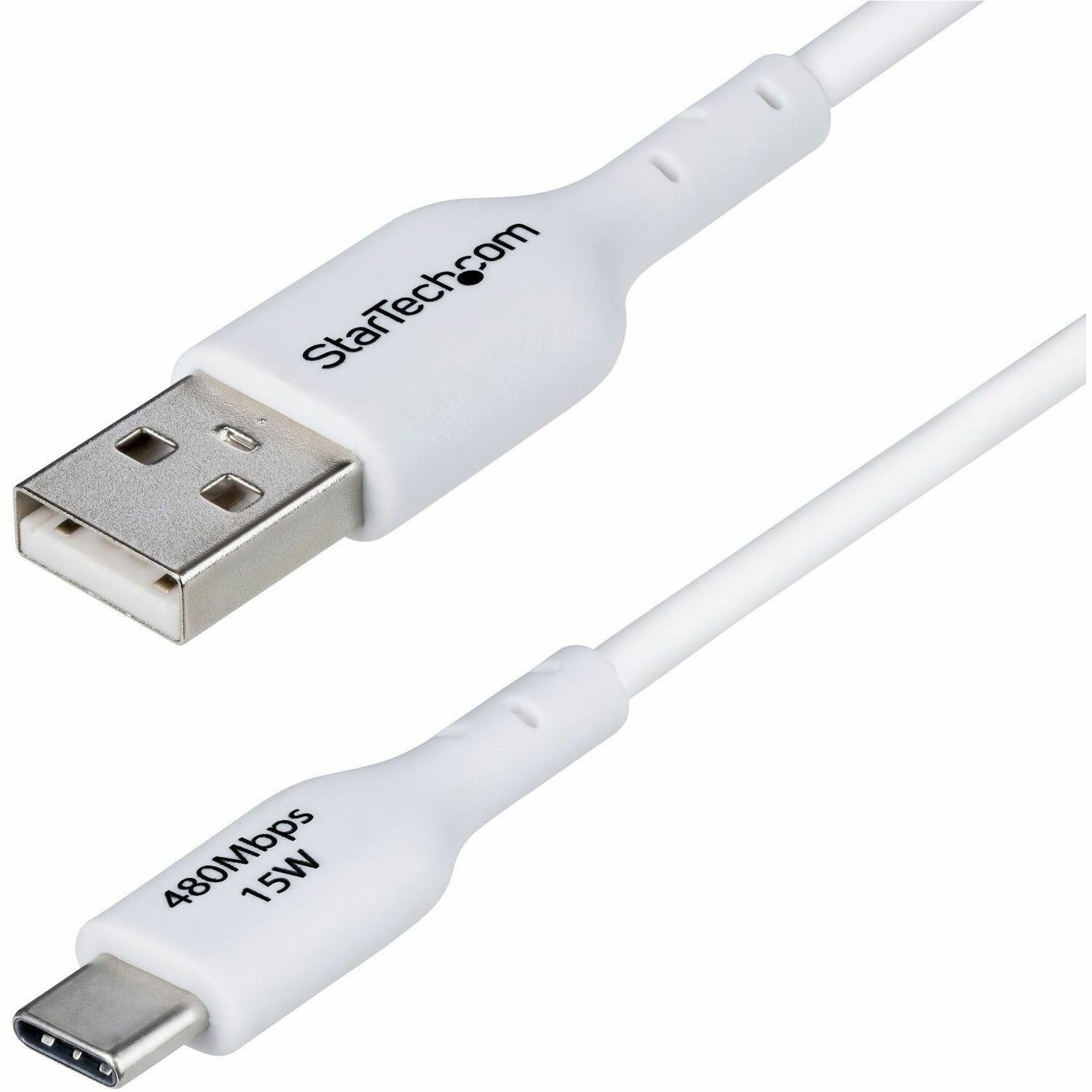 STARTECH 3FT (1M) WHITE USB-A TO USB-C CHARGING CABLE/CORD, M/M, LTW