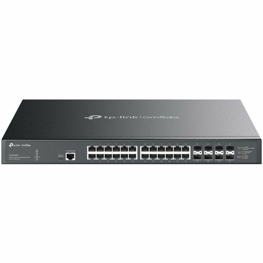 TP-Link Omada 32-Port 10GE L2+ Managed Switch with 24-Port PoE++