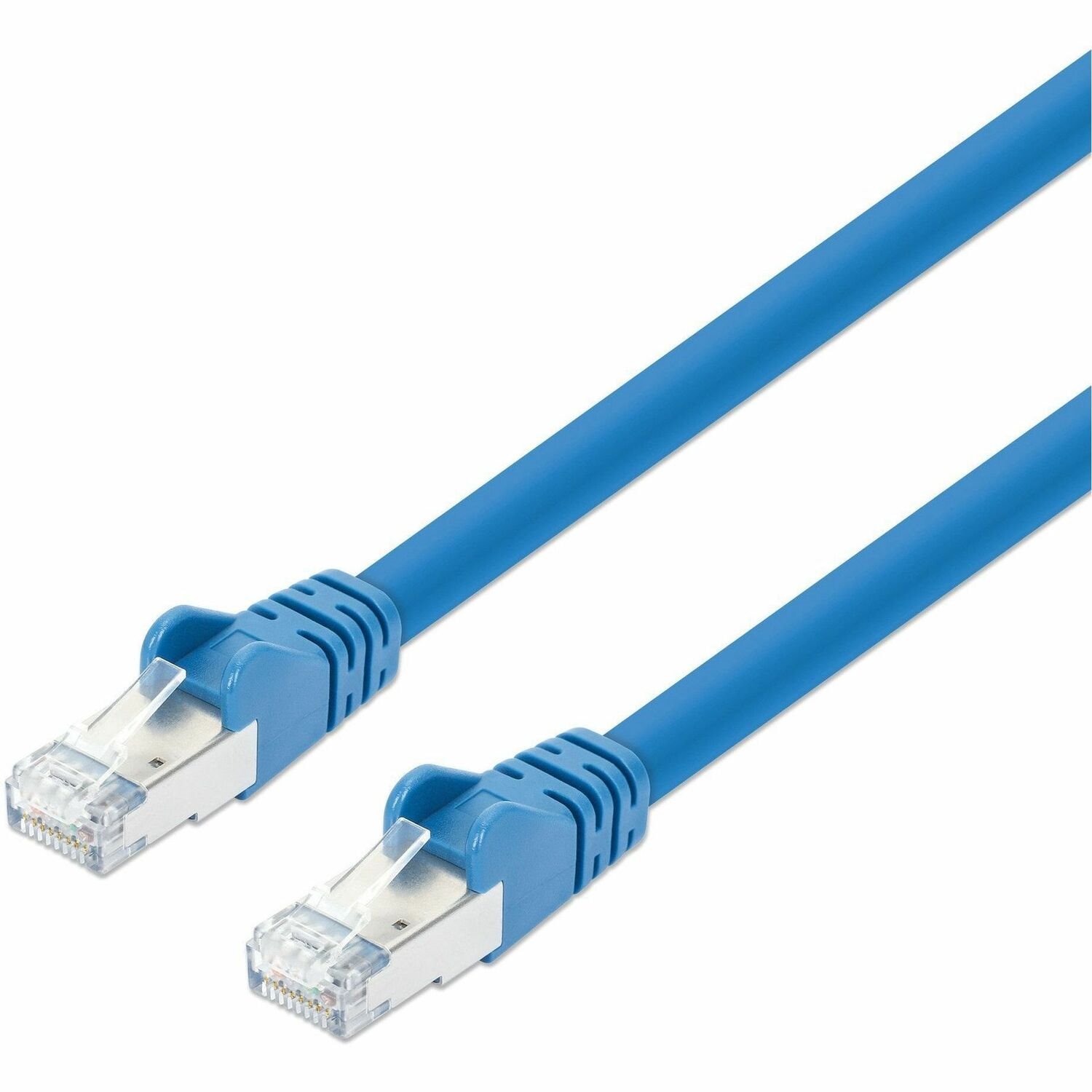 Ic Intracom Cat8.1 S/FTP Network Patch Cable, 10 FT., Blue