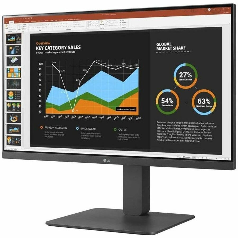 LG 24BR750C-C 24" Class WQHD LCD Monitor - 16:9