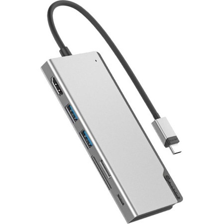 Alogic Ultra Dock UNI Gen 2 USB Type C Docking Station for Notebook, Tablet, Smartphone - Memory Card Reader - SD - 100 W - Space Gray