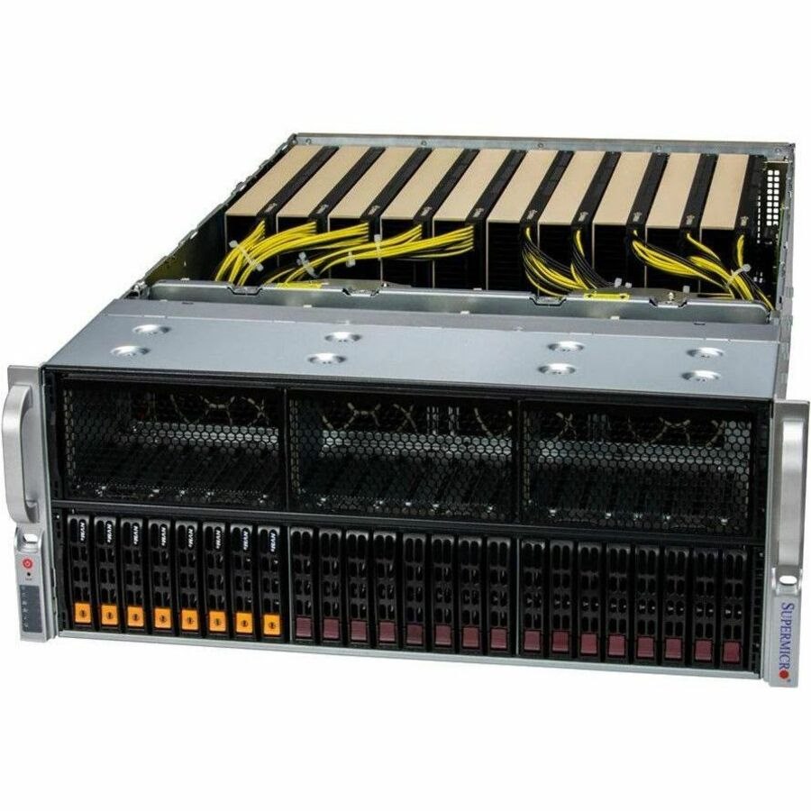 Supermicro SuperServer 421GE-TNRT Server Barebone System - 4U Rack-mountable - Socket LGA-4677 - 2 x Processor Support