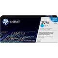 HP 307A (CE741A) Original Laser Toner Cartridge - Single Pack - Cyan - 1 Each