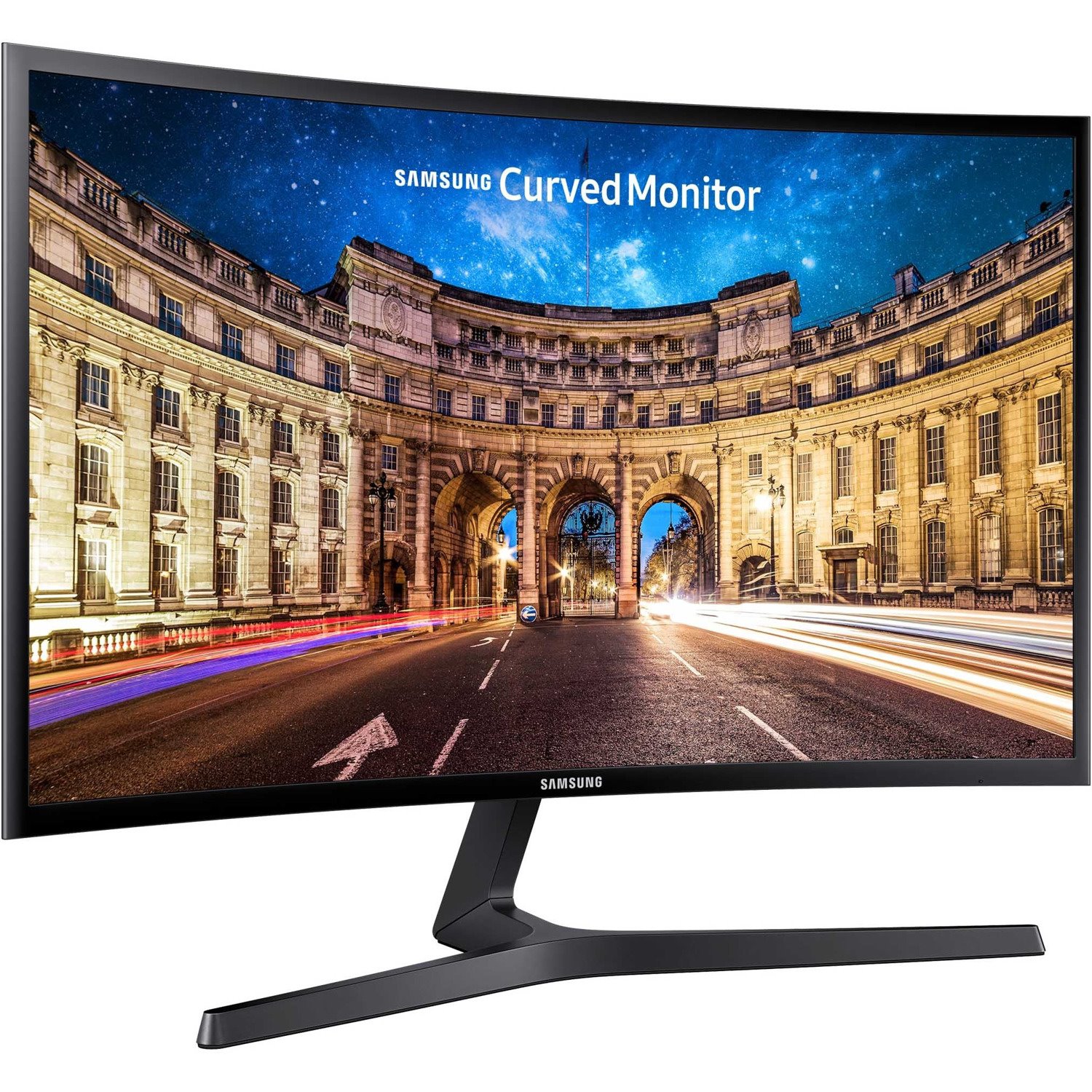 Samsung C27F396FHN 27" Class Full HD Curved Screen LCD Monitor - 16:9 - High Glossy Black