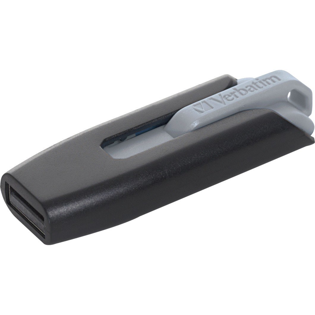 Microban Store 'n' Go V3 256 GB USB 3.2 (Gen 1) Type A Flash Drive - Grey - TAA Compliant