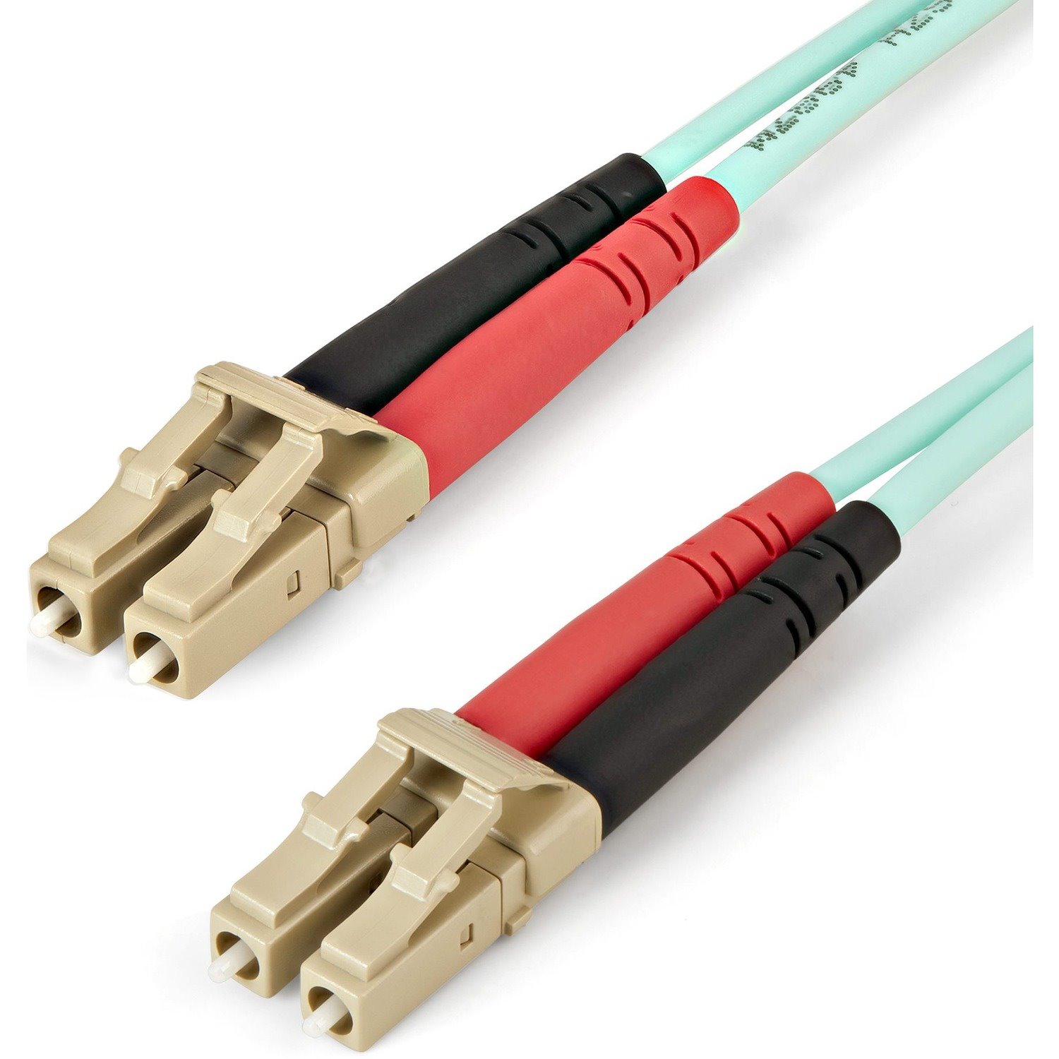 StarTech.com 1m (3ft) LC/UPC to LC/UPC OM4 Multimode Fiber Optic Cable, 50/125&micro;m, 100G, Low Insertion Loss, LSZH Fiber Jumper Cord