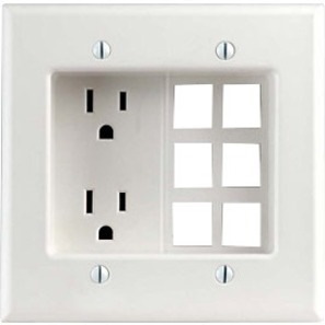 Leviton 690-W Faceplate