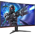 AOC C32G2ZE 32" Class Full HD Curved Screen Gaming LCD Monitor - 16:9 - Black