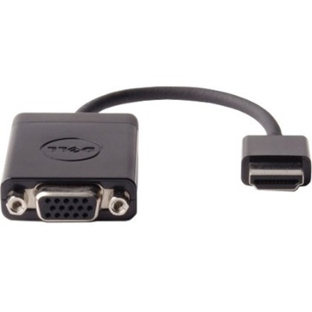 Dell HDMI/VGA Video Cable for Projector, Monitor, Workstation, Video Device, Notebook, Tablet, HDTV - 1