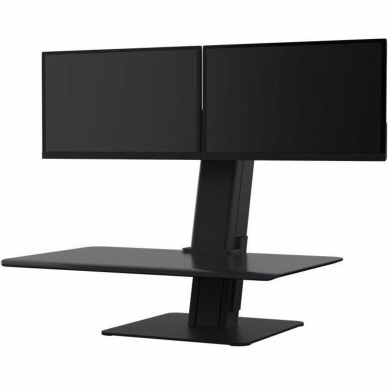 Humanscale QS Eco 2.0, Dual Monitor, Black