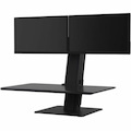 Humanscale QuickStand Eco, Dual Monitor, Black