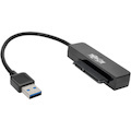 Eaton Tripp Lite Series USB 3.0 SuperSpeed to SATA III Adapter Cable with UASP, 2.5 in. SATA Hard Drives, Black